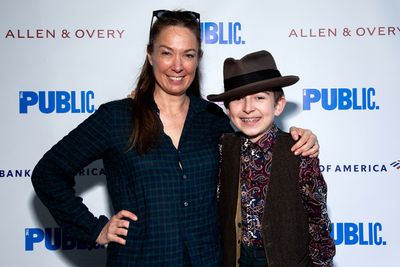 Elizabeth Marvel and son Silas Photo