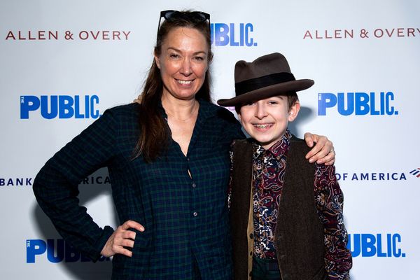 Elizabeth Marvel and son Silas Photo