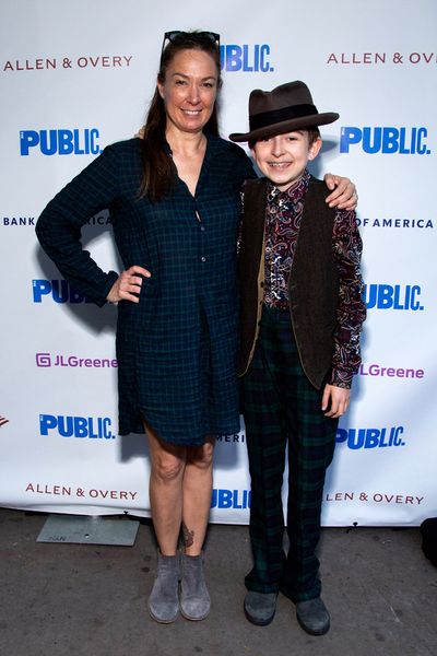 Elizabeth Marvel and son Silas Photo