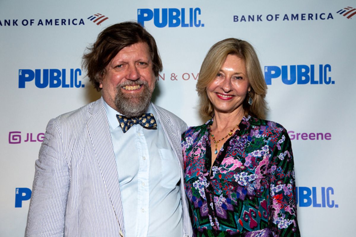 Oskar Eustis, Laurie Eustis at 