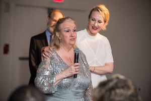 Leticia Thyra Ferrer and Katie Finneran @ BroadwayWorld Leticia Thyra Ferrer and Katie Finneran Photo