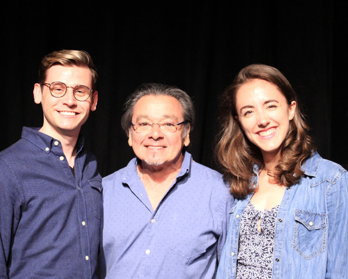 Joseph Hayward, Bill Castellino, Victoria Cassillo at 