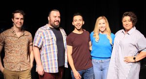 John Wascavage, Bruce Warren, Andrew Mayer,
Emma Degerstedt, Nicole Paloma Sarro @ BroadwayWorld John Wascavage, Bruce Warren, Andrew Mayer,
Emma Degerstedt, Nicole Paloma Sarro Photo