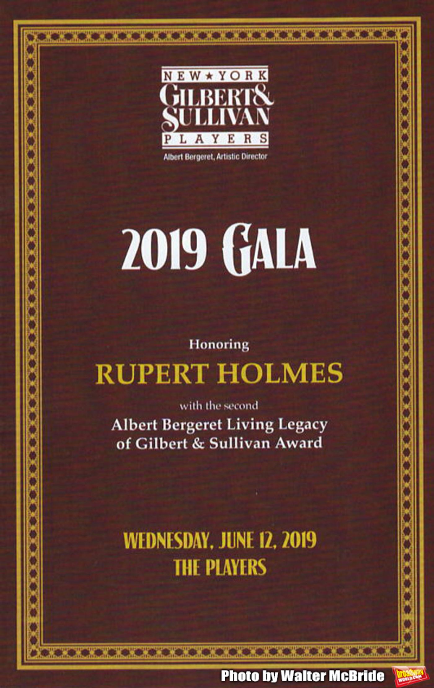 Photo Coverage: The New York Gilbert and Sullivan Players Honor Composer Rupert Holmes  Image