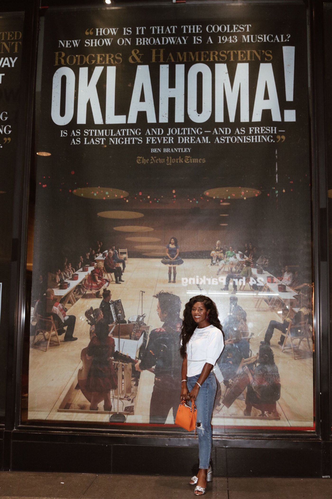 Photo Flash: Helen Hunt, Laura Osnes and More Visit OKLAHOMA!  Image