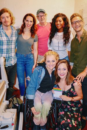 Patrick Vaill, Mallory Portnoy, Mitch Tebo, Nia Franklin, Nathan Johnson, Ali Stroker, Laura Osnes @ BroadwayWorld Patrick Vaill, Mallory Portnoy, Mitch Tebo, Nia Franklin, Nathan Johnson, Ali Stroker Photo