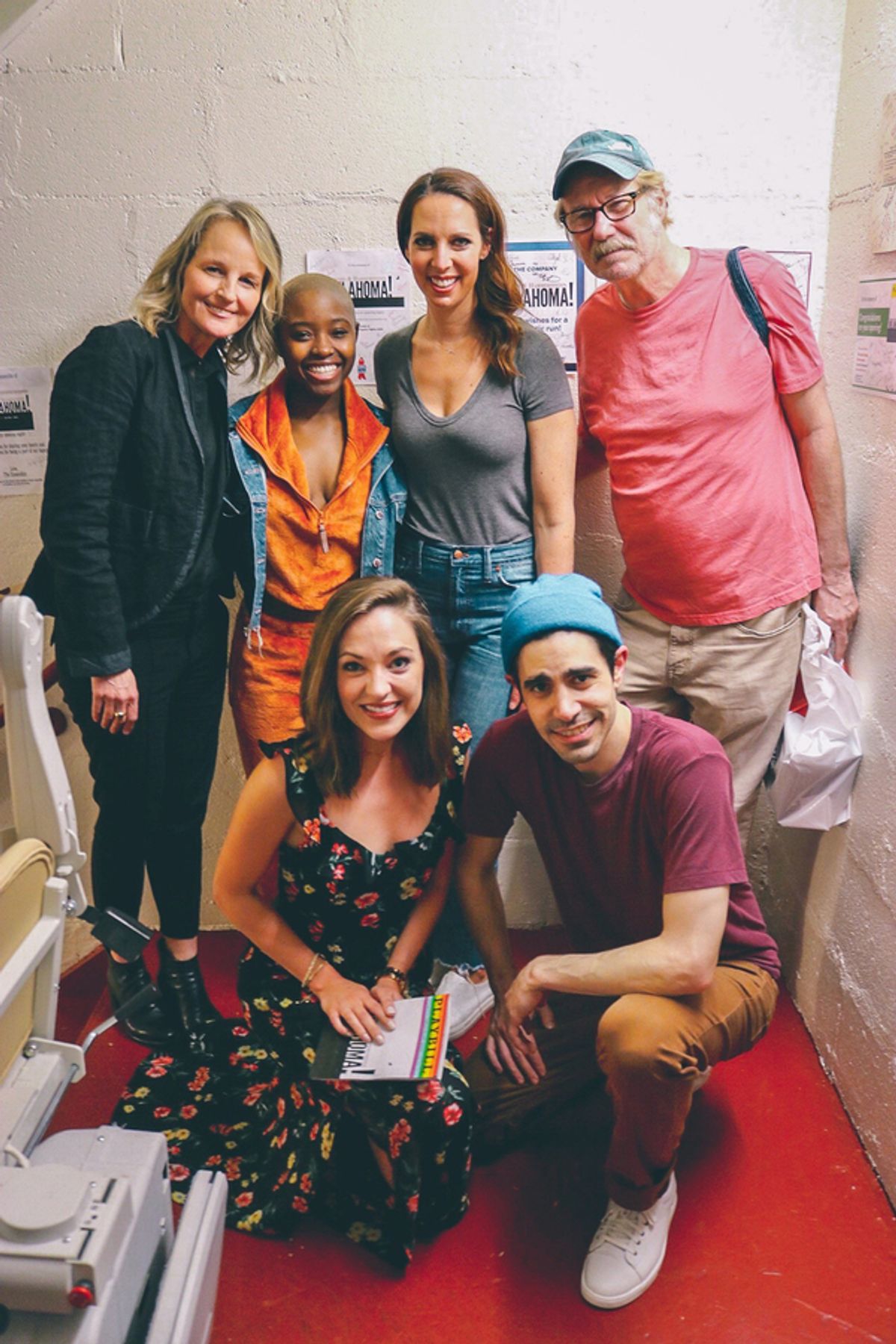 Helen Hunt, Gabrielle Hamilton, Mallory Portnoy, Mitch Tebo, Laura Osnes, Damon Daunno at 