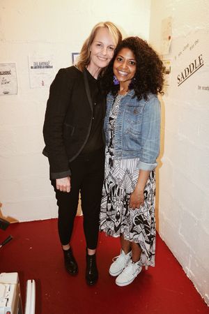 Helen Hunt with Rebecca Naomi Jones @ BroadwayWorld Helen Hunt with Rebecca Naomi Jones Photo