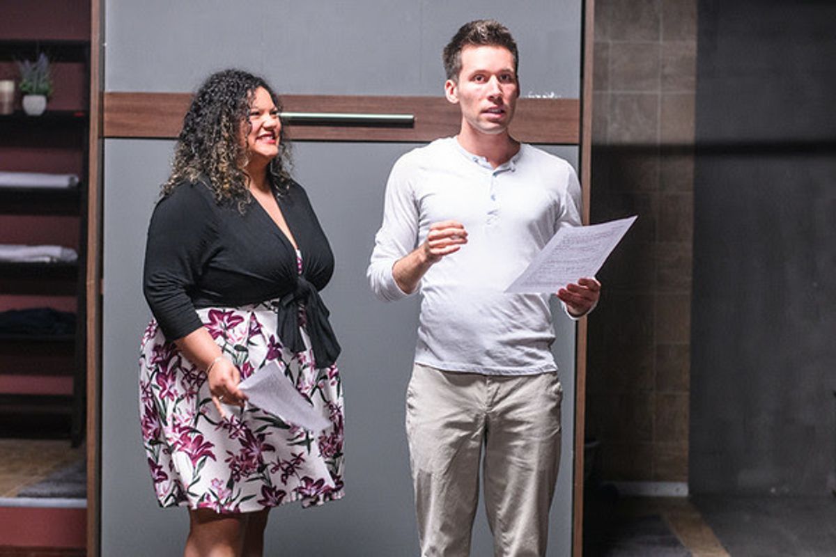 Brittney Brown and Matt Huston at 