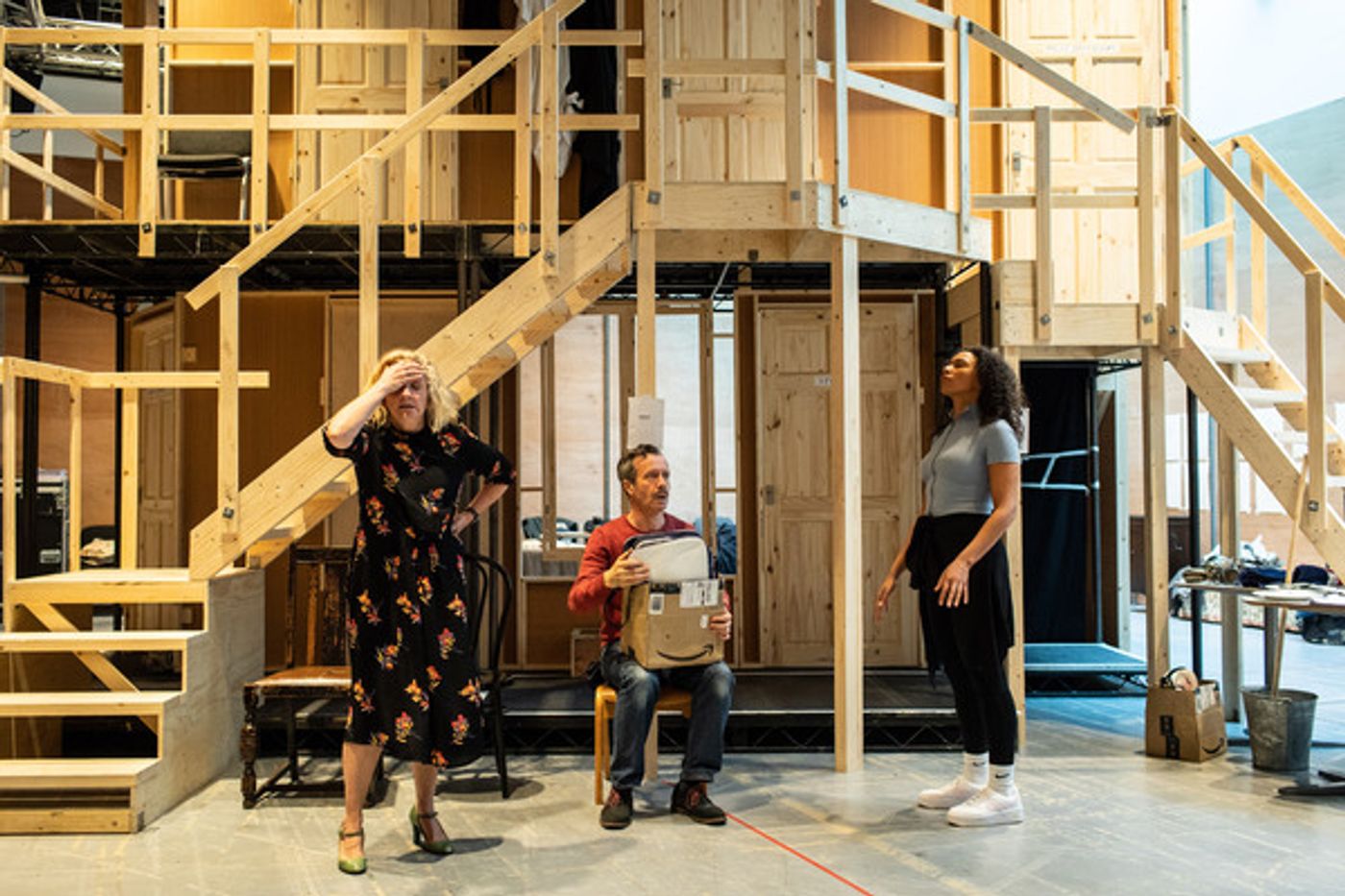 Photo Flash: Inside Rehearsal For NOISES OFF at Lyric Hammersmith  Image