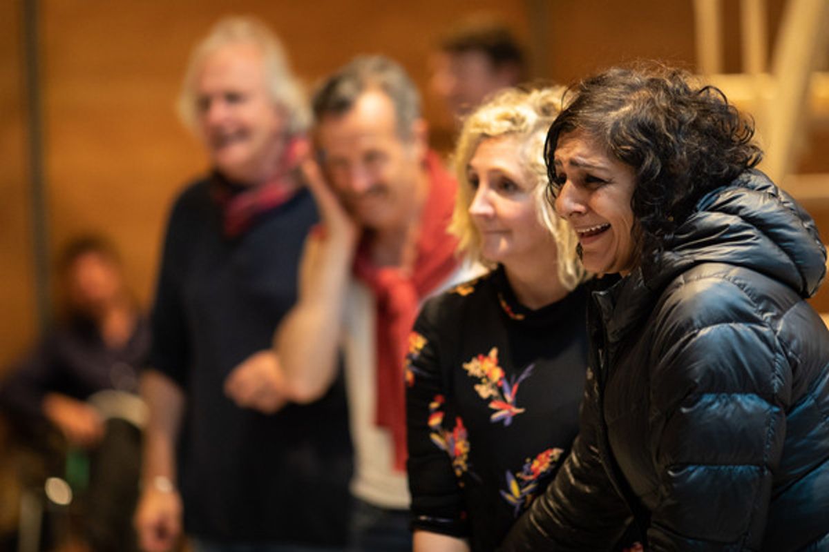 Debra Gillett and Meera Syal at 