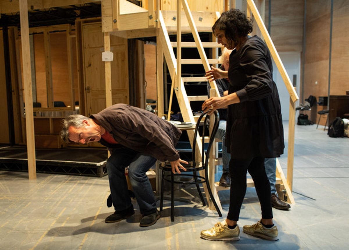 Jonathan Cullen and Meera Syal at 