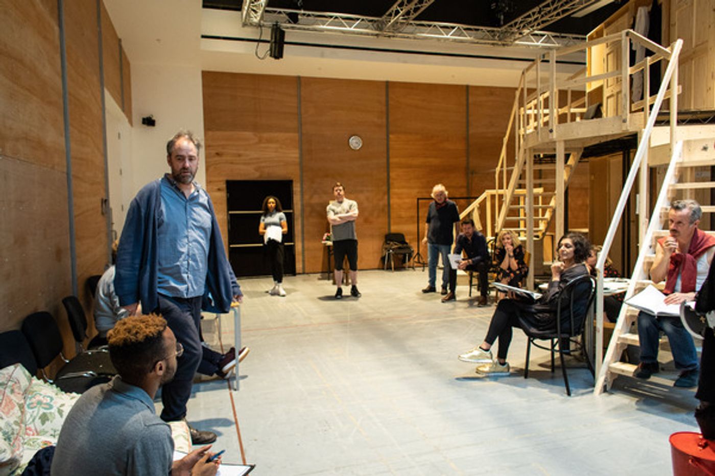 Photo Flash: Inside Rehearsal For NOISES OFF at Lyric Hammersmith  Image
