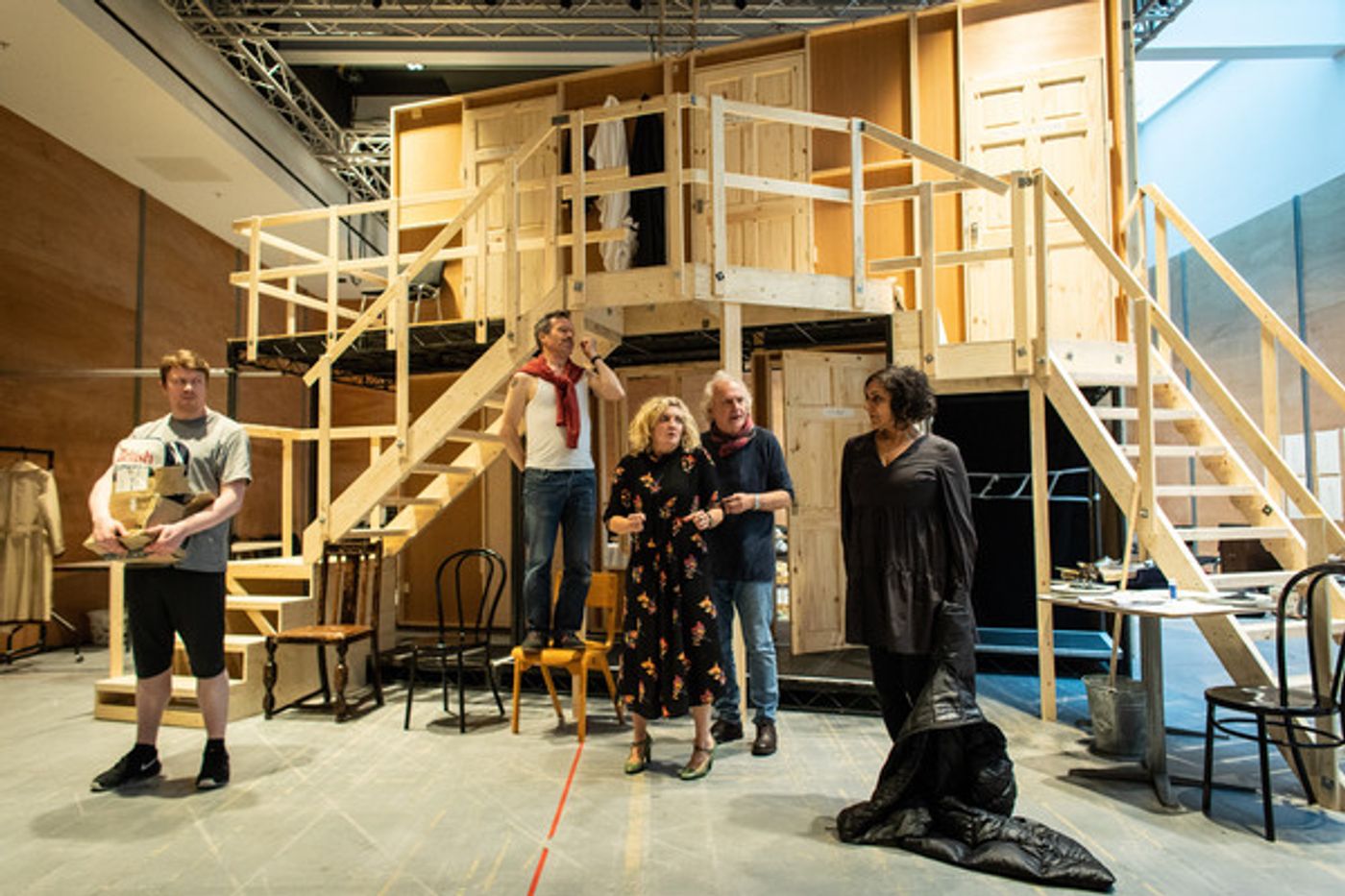 Photo Flash: Inside Rehearsal For NOISES OFF at Lyric Hammersmith  Image