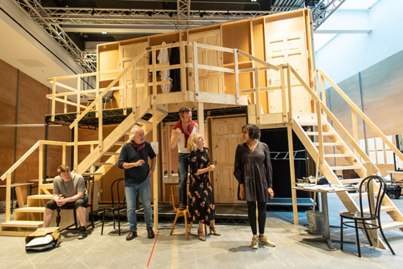 Photo Flash: Inside Rehearsal For NOISES OFF at Lyric Hammersmith  Image