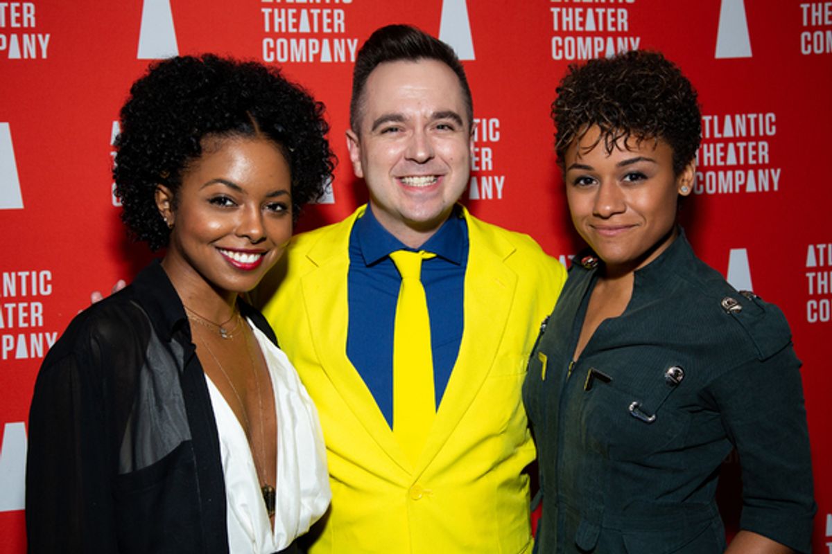 Adrienne Warren, Benjamin Rauhala, Ariana DeBose at 