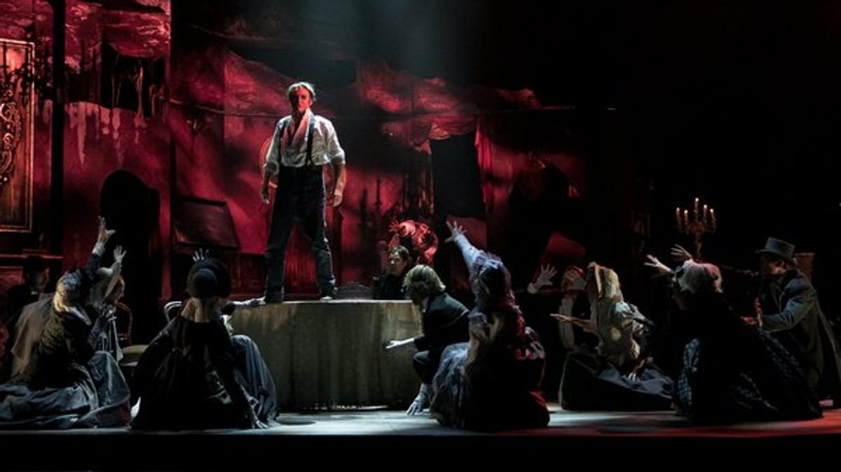 Anthony Warlow and Cast at 