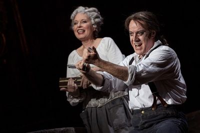 Anthony Warlow and Gina Riley Photo