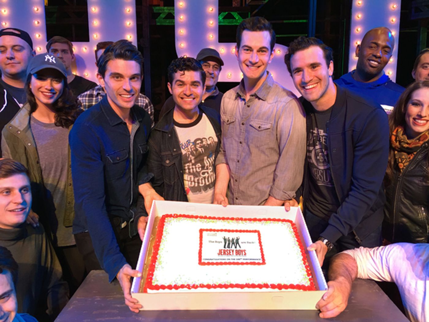 Photo Flash: JERSEY BOYS Celebrates Milestone 100th Performance on Ogunquit Stage Photo Flash: JERSEY BOYS Celebrates Milestone 100th Performance on Ogunquit Stage Image