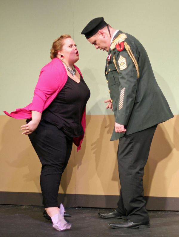 Meghann Deveroux (Lucienne Homenides De Histangua) and Dan Heinz (Don Carlos Homenide Photo