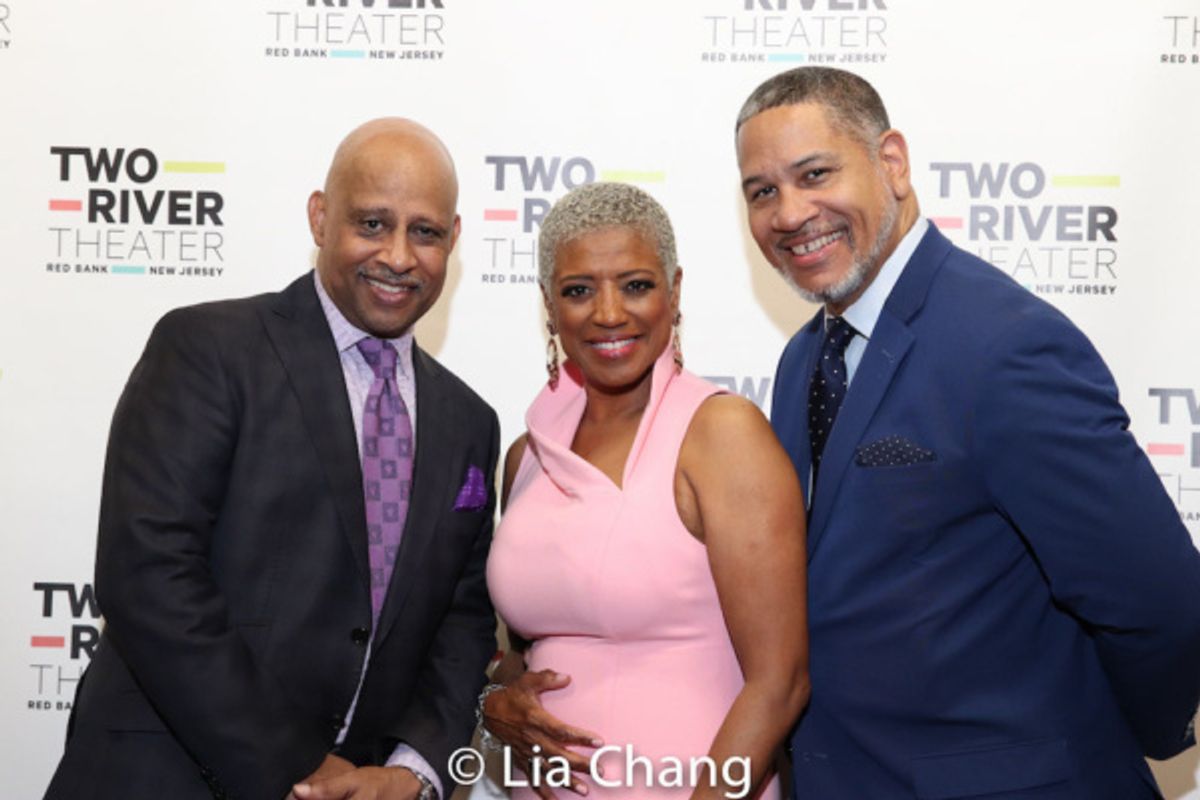 Ruben Santiago-Hudson, Marva Hicks and her husband, Akwasi Taha at 