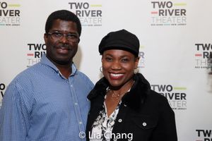 Crossroads Theatre Company''s Artistic Director Marshall Jones, III and his wife, Cha Photo