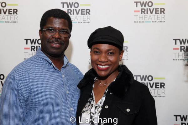 Crossroads Theatre Company''s Artistic Director Marshall Jones, III and his wife, Cha Photo