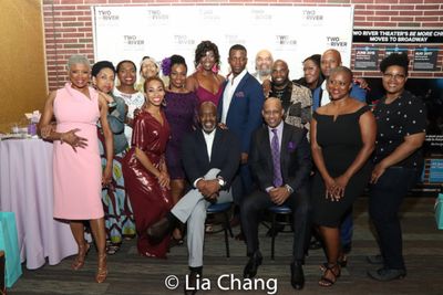 Seated: Choreographer Kenneth L. Roberson, Director Ruben Santiago-Hudson. Standing:  Photo