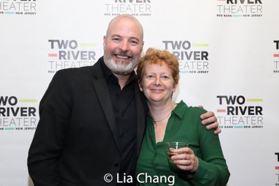 Scenic Designer Michael Carnahan and his wife, Kathy Carnahan.  Photo