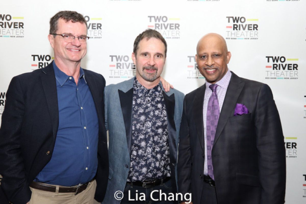 Michael Cumpsty, Two River Theater''s Artistic Director John Dias and Director Ruben Santiago-Hudson at 