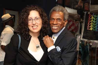 2019 Tony winning producer Mara Isaacs with 2019 Richard Seff Award winner and 2019 T Photo