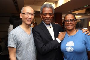 Francis Jue and 2019 Richard Seff Award winner and 2019 Tony Award winner Andre De Shields @ BroadwayWorld Francis Jue and 2019 Richard Seff Award winner and 2019 Tony Award winner Andre De Sh Photo