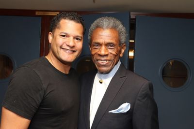 Brandon J. Dirden and 2019 Richard Seff Award winner and 2019 Tony Award winner Andre Photo