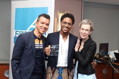2019 Tony winner Sergio Trujillo, 2019 Clarence Derwent Award winner Ephraim Sykes an Photo