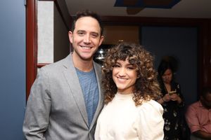 Tony winner Santino Fontana and 2019 Clarence Derwent Award winner Sarah Stiles Photo
