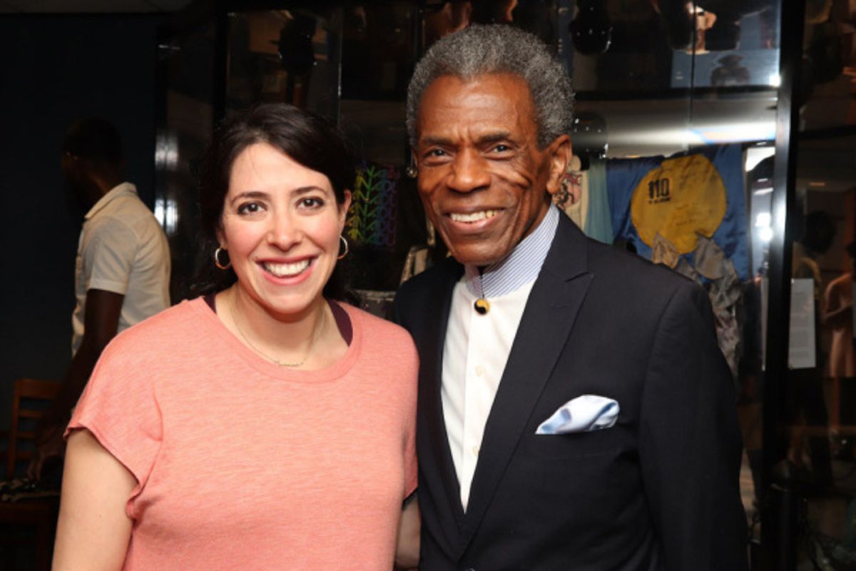 2019 Tony Award winner Rachel Chavkin and 2019 Richard Seff Award winner and 2019 Tony Award winner Andre De Shields  at 