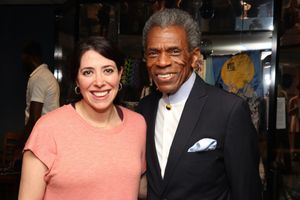 2019 Tony Award winner Rachel Chavkin and 2019 Richard Seff Award winner and 2019 Tony Award winner Andre De Shields @ BroadwayWorld 2019 Tony Award winner Rachel Chavkin and 2019 Richard Seff Award winner and 2019 Ton Photo