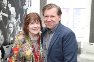 2019 Richard Seff Award winner Marylouise Burke with Playwright David Lindsay-Abaire @ BroadwayWorld 2019 Richard Seff Award winner Marylouise Burke with Playwright David Lindsay-Abaire Photo