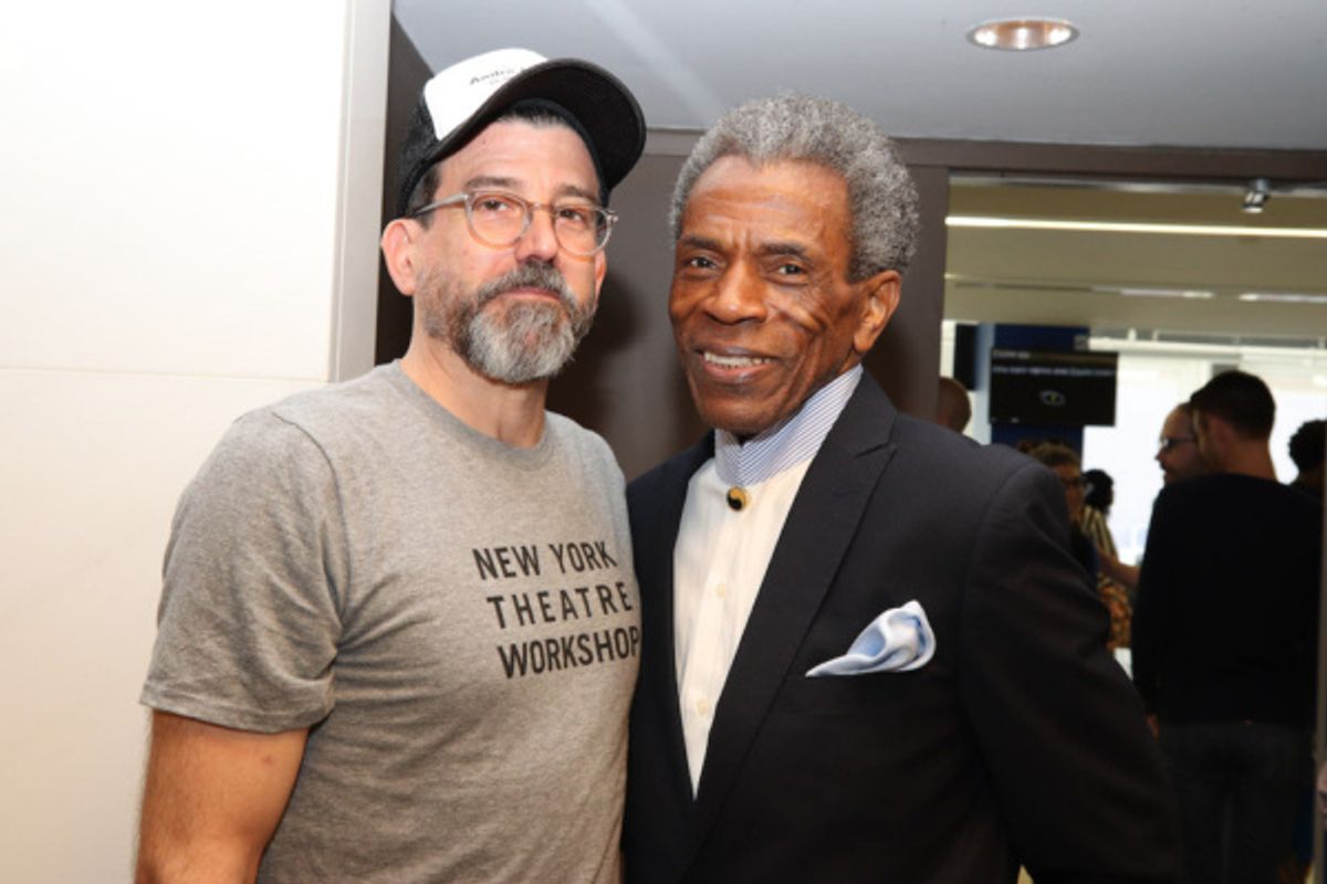 David Neumann and 2019 Richard Seff Award winner and 2019 Tony Award winner Andre De Shields  at 