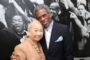 Lori Tan Chinn and 2019 Richard Seff Award winner and 2019 Tony Award winner Andre De Shields @ BroadwayWorld Lori Tan Chinn and 2019 Richard Seff Award winner and 2019 Tony Award winner Andre De Photo
