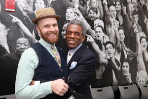 Liam Robinson and 2019 Richard Seff Award winner and 2019 Tony Award winner Andre De Shields @ BroadwayWorld Liam Robinson and 2019 Richard Seff Award winner and 2019 Tony Award winner Andre De Photo