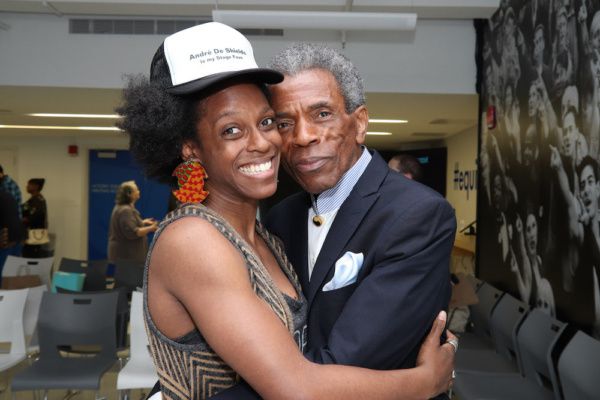 Kimberly Marable and 2019 Richard Seff Award winner and 2019 Tony Award winner Andre  Photo