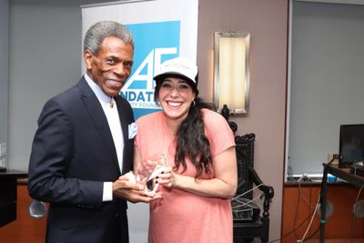 2019 Richard Seff Award winner and 2019 Tony Award winner Andre De Shields and 2019 T Photo