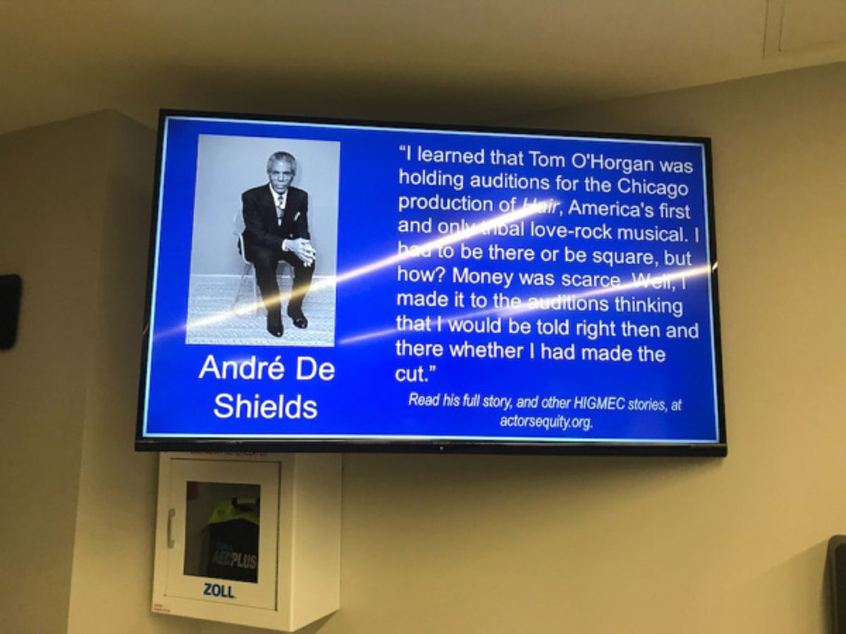 2019 Richard Seff Award winner and 2019 Tony Award winner Andre De Shields  at 