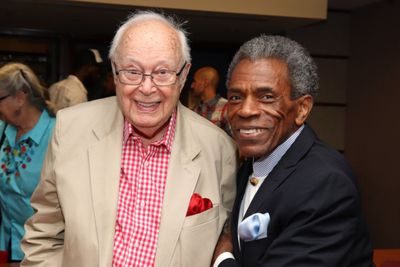 Ricard Seff and 2019 Richard Seff Award winner and 2019 Tony Award winner Andre De Sh Photo