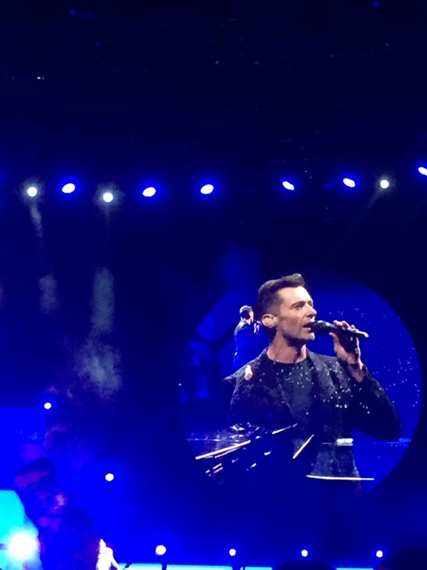 HUGH JACKMAN THE MAN THE MUSIC THE SHOW  at THE LONDON O2 ARENA  Image