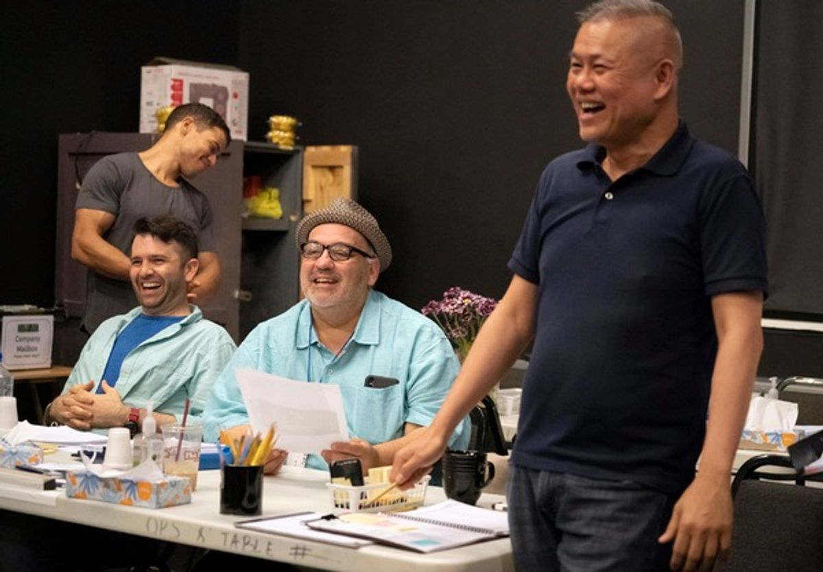 Alex Hernandez, Graham Schmidt, ]Luis Alfaro, and Chay Yew at 