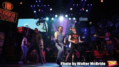 Matt Ban, Mitchell Jarvis and CJ Eldred with cast  Photo