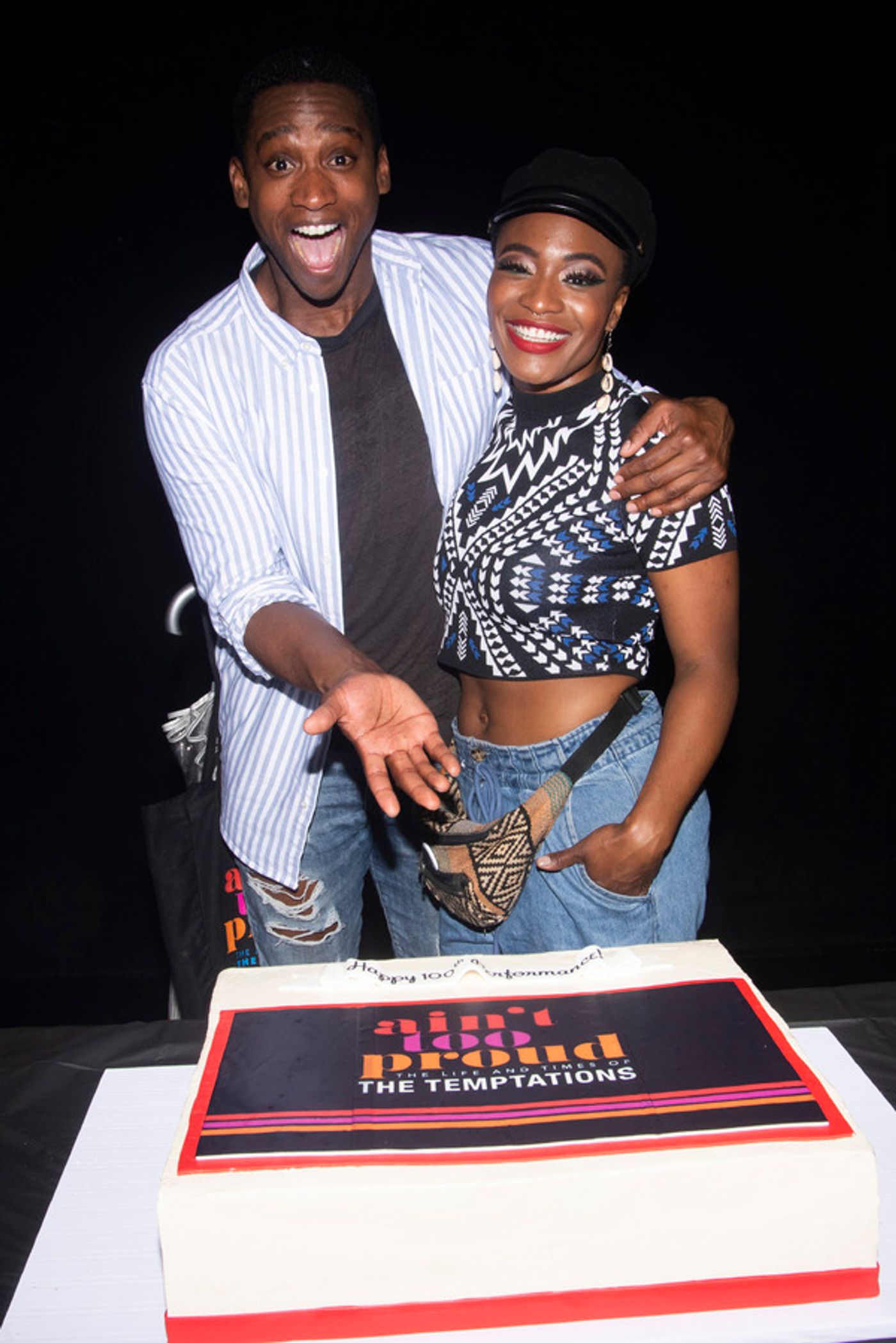 Photo Flash: AIN'T TOO PROUD Celebrates 100th Broadway Performance!  Image