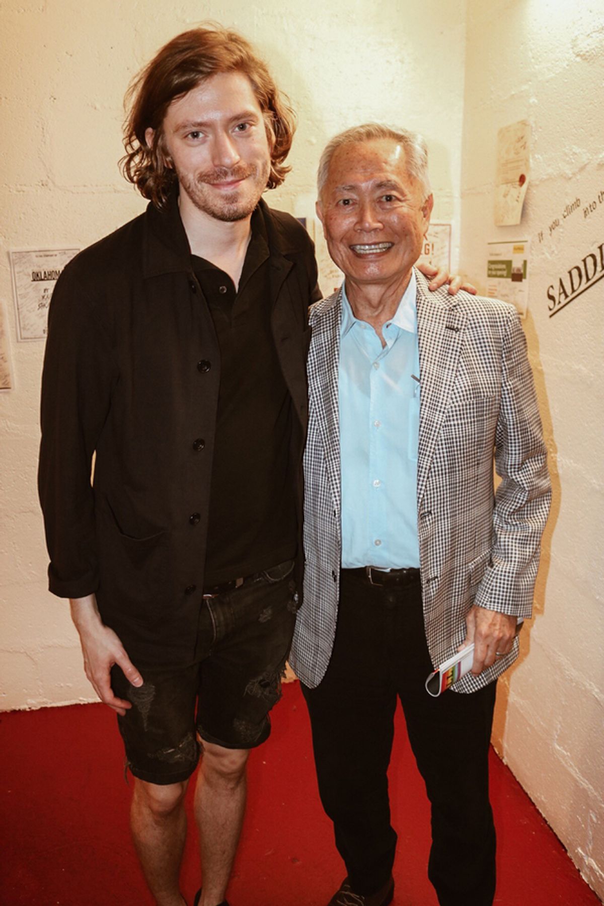 Patrick Vaill, George Takei at 